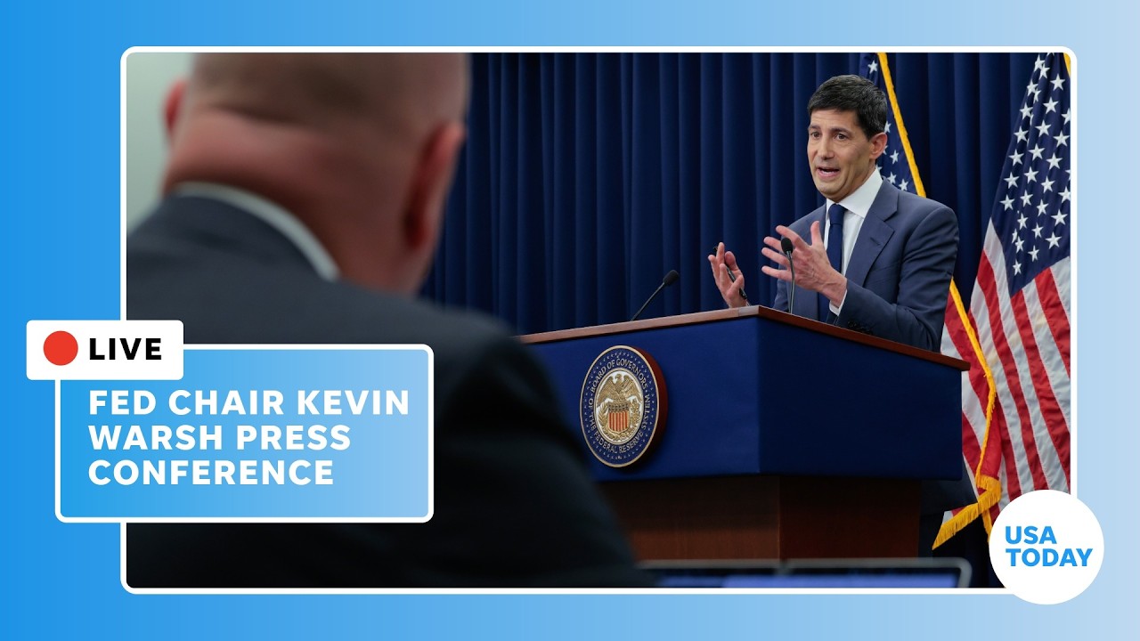 Live: Fed Chair Kevin Warsh holds press conference after latest Federal Reserve meeting