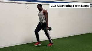 2DB Alternating Front Lunge
