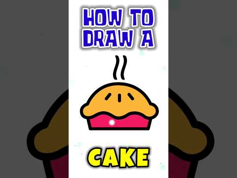 How To Draw A Cake ASMR  #drawing #coloring #asmr #funvideo