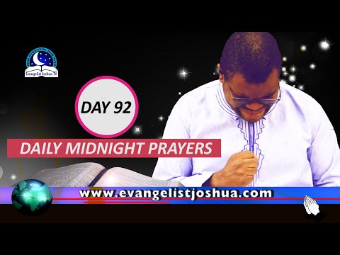 Day 92: Daily Midnight Prayers  -  With Bible Verses - Evangelist Joshua