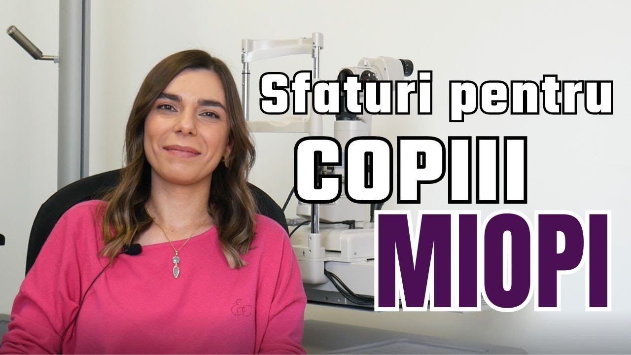 Sfaturi pentru copiii miopi