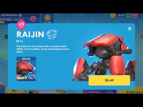 The Most Wanted Robot Raijin added + New Music and Graphics