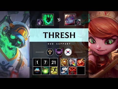 Thresh Support vs Poppy - KR Master Patch 25.17