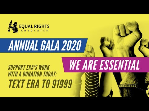 Equal Rights Advocates 2020 Virtual Gala