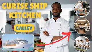 How Cruise ship kitchen look like from inside ? ||Cruise Ship Galley Tour 