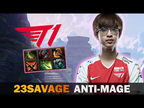23Savage Practising Anti-Mage For TI10 | DOTA 2 MICRO