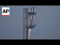 WATCH: SpaceX catches Starship rocket booster back at launch pad, but spacecraft destroyed