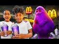 THE PRINCE FAMILY DRINK MCDONALD S GRIMACE SHAKE