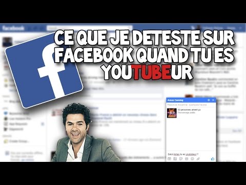 CE QUE JE N'AIME PAS SUR FACEBOOK QUAND TU ES YOUTUBEUR !