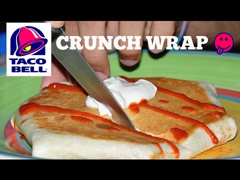 How to Make Taco Bell's Crunchwrap Supreme | Vegetarian(Bean) Taco Bell Crunch Wrap Supreme