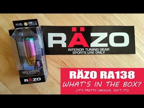 Unboxing the RAZO RA138 NEO CHROME 100g Shift Knob - What's In The Box?