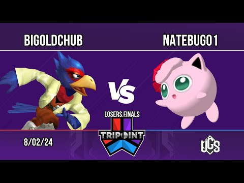 Tripoint Smash 245 - Losers Finals - bigoldchub(Falco) Vs. natebug01(Jigglypuff)