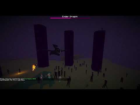 VR Discord Minecraft Event - First Ender Dragon Fight