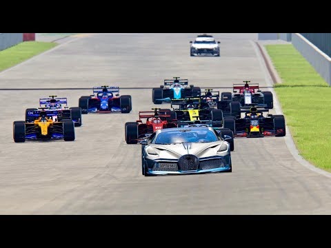 Bugatti Divo vs All F1 2019 Cars - Spa