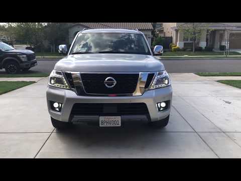 2019 Nissan Armada High beam & fog light upgrade