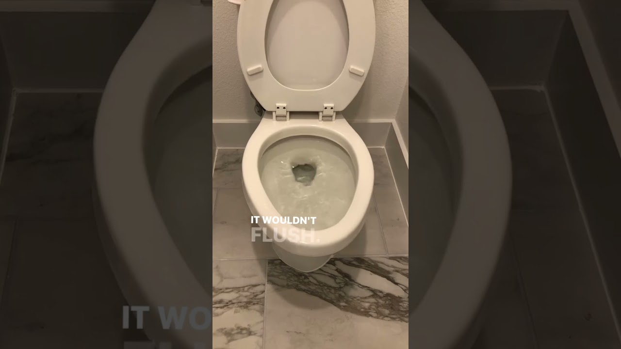 🪠Clogged Bathroom Drain 🪠 *New 🏠* The drain was clogged in this new construction home.