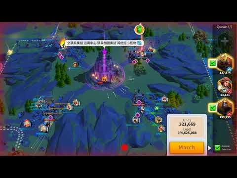 Rise of Kingdoms - [K50] rallies the Great Ziggurat with 1 rally