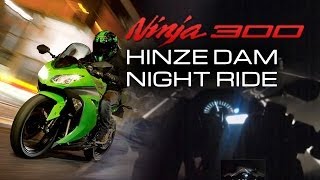 preview picture of video 'Ninja 300 Nightride @ Hinze Dam'