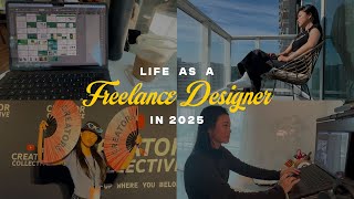 life as a freelance designer in 2025 (design projects, meetings, youtube event, road trip)