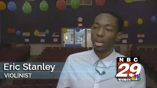 NBC 29 Charlottesville - Eric Stanley Performs for Students