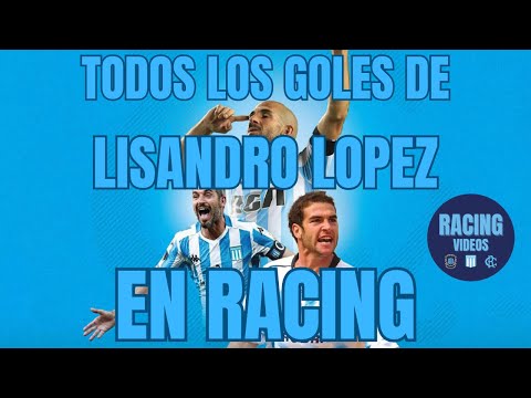 TODOS LOS GOLES DE LISANDRO LÓPEZ EN RACING 🩵🤍