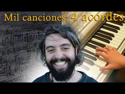 PIANO: Four CHORDS to play a THOUSAND SONGS - Easy and Quick Tutorial 🎹 🔥