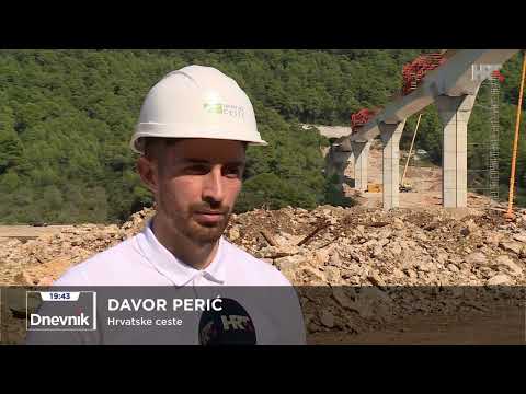 HRT: Pelješki most - Pristupne ceste i dalje gradilište