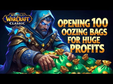 Gold Farming 101~ Opening 100 Oozing Bags |  Disgusting Oozling Pets?   | Wow Classic