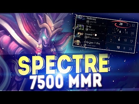 28 КИЛЛОВ! ИМБА СПЕКТРА НА 7500 ММР ЖАРИТ ПАБ! | DOTA 2 Notail Spectre 7k MMR