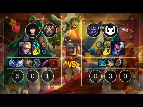 SB Leo Ezreal vs HLE Bmav Yasuo Bot - KR Patch 10.12