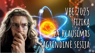 2025 Fizikos VBE Id. 24 klausimas (pagrindinė sesija)