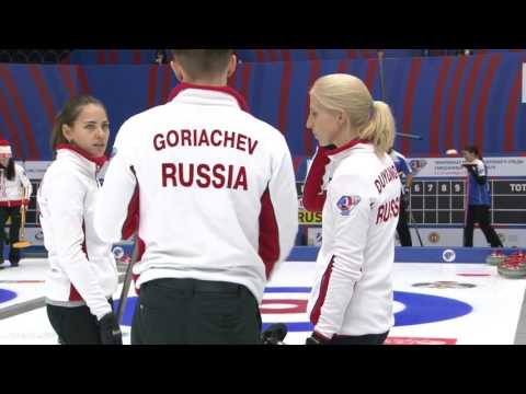 World Mixed Curling Championship 2016 - Round Robin CZE vs RUS
