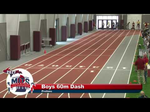 MITS 2017 Boys 60m Dash Prelims Heat 5