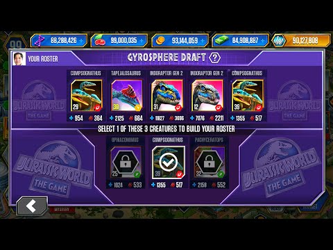 JURASSIC TOUR: COMPSOGNATHUS VS INDORAPTOR GEN 2 | JURASSIC WORLD THE GAME