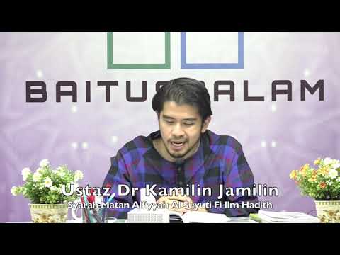 20201006DKJ Ustaz Dr Kamilin Jamilin : Syarah Matan Alfiyyah Al Suyuti Fi Ilm Hadith