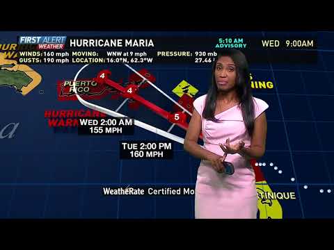 Daily update for Hurricane Maria and Hurricane Jose for 9/19