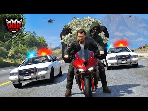 VJEDHJE DHE IKJE PREJ BANKES ME $8,000,000 !! - GTA 5 STORY EP 8 | SHQIPGaming