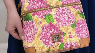 Dooney & Bourke Hydrangea Basketweave Crossbody Handbag on QVC