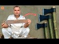 Amazing Process Of Making Three Axes From An Rusty Leaf Spring
