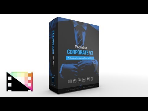 ProIntro Corporate V3 - Introductory Titles for Final Cut Pro X - Pixel Film Studios