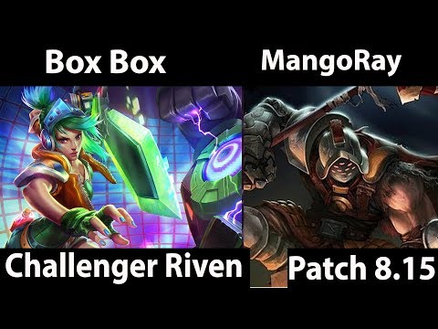 [ Box Box ] Riven vs Jax [ MangoRay ] Top - Watch And Learn Riven