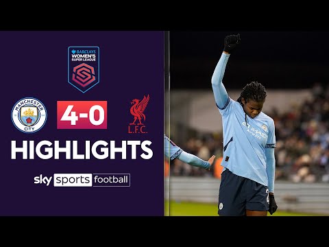 City score FOUR as Khadija Shaw runs riot 🔥 | Man City 4-0 Liverpool | WSL Highlights