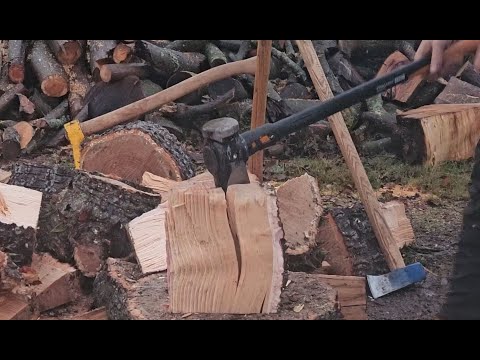 Fiskars Isocore Splitting Maul vs Traditional Ochsenkopf & Müller Spalthammers
