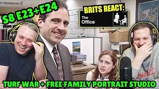 Reacción HILARANTE de unos británicos a The Office | Temporada 8 Episodios 23 + 24