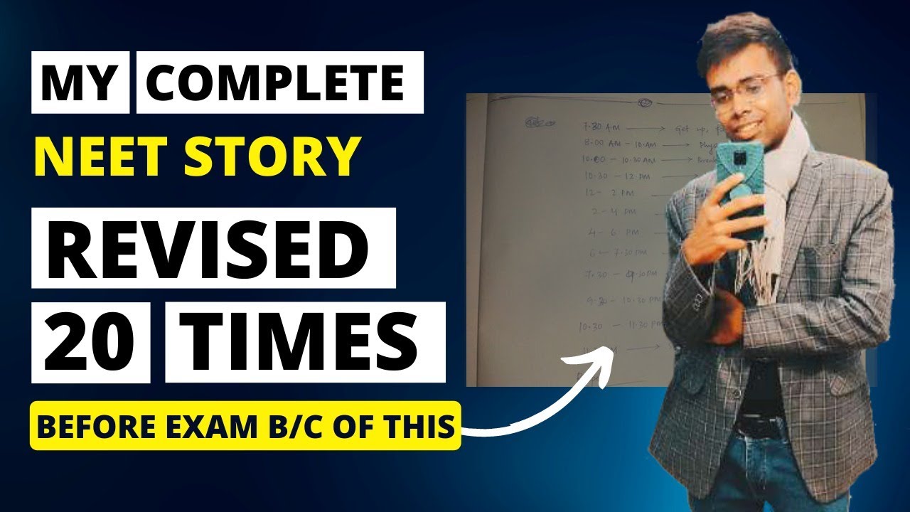 How I Got A Perfect Score On My NEET Exam: My Preparation Story!