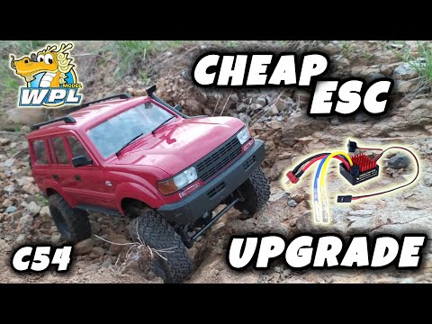 WPL C54 - HOW TO UPGRADE ESC - RADIO AND RECEIVER - FOR BEGINNERS 