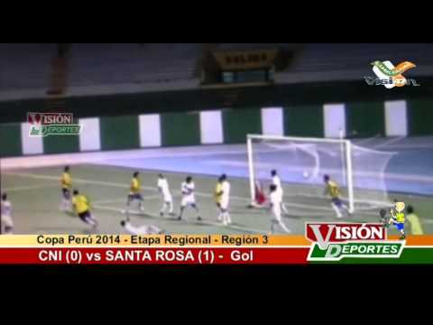 CNI (0) vs Santa Rosa (1) - Etapa Regional - Región 3 - Copa Perú 2014: VISIÓN DEPORTES