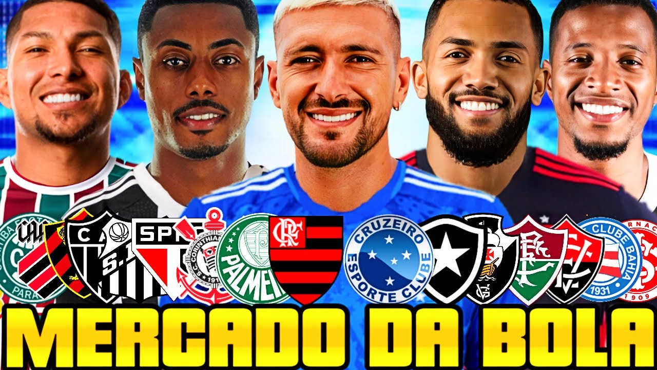 MERCADO DA BOLA 2025 | ARRASCAETA NO CRUZEIRO - FLAMENGO - ATLÉTICO MG - FLUMINENSE - VASCO - INTER