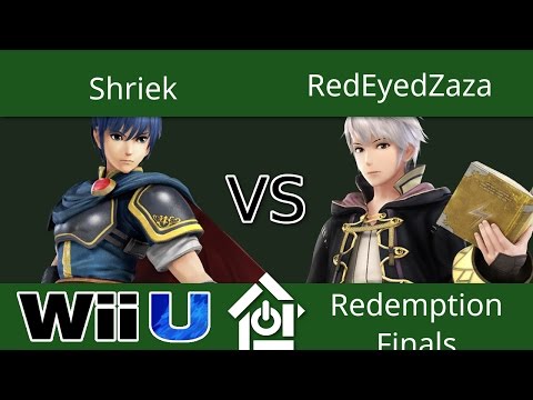 Gwinnet Brawl 10/01/2016 - Shriek (Marth) vs RedEyedZaza (Robin) - Smash 4 Redemption Finals