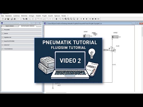 Grundlagen Pneumatik | Video 2 | Doppeltwirkender Zylinder Schaltplan erklärt  | FLUIDSIM Tutorial